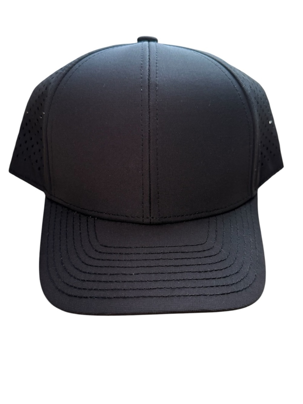 Chaseshine Performance Snapback Baseball Hat Black